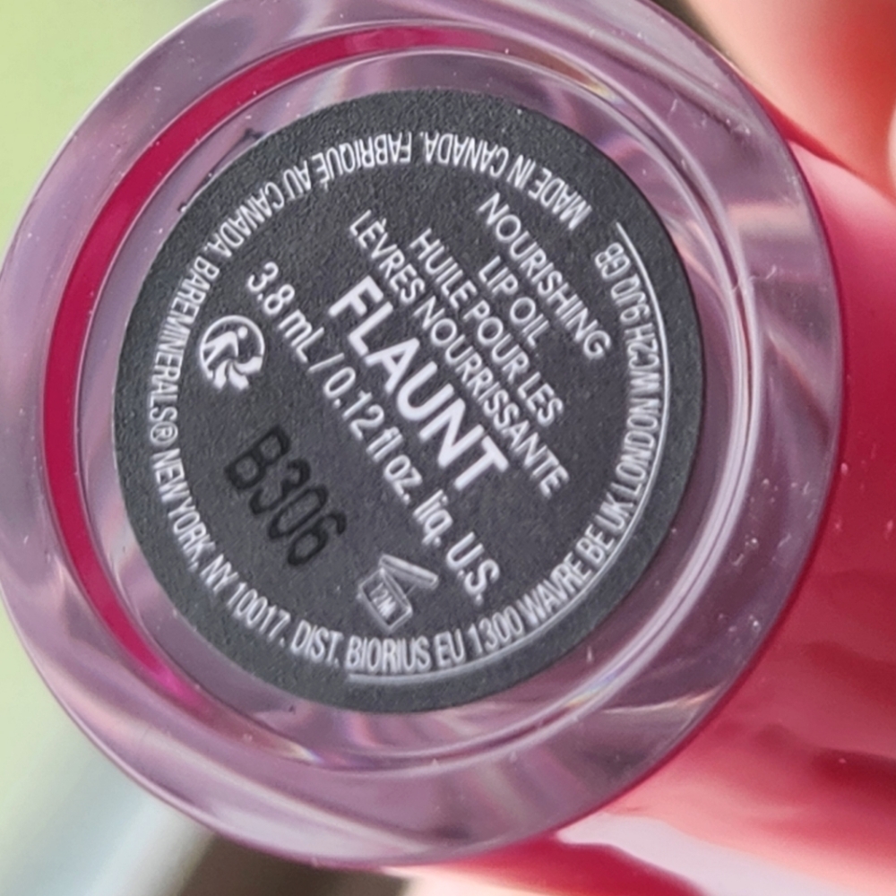 NIB BARE MINERALS NOURISHING LIP OIL FLAUNT - Picture 16 of 16